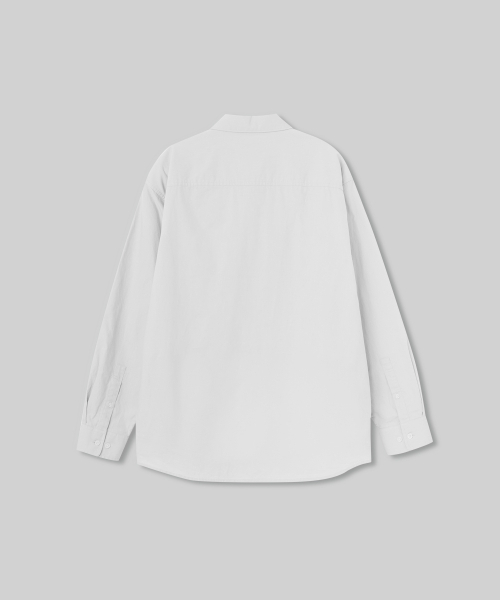 MUSINSA STANDARD（ムシンサスタンダード）の「リラックスドリネンブレンドシャツ[ホワイト]（シャツ/ブラウス・メンズ・その他・2XL/X-LARGE/MEDIUM/LARGE/SMALL）」の8枚目の写真