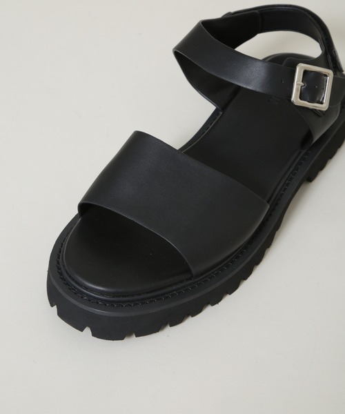 NANO universe（ナノユニバース）の「スタンダードストラップサンダル（サンダル・メンズ・ブラック・L/M/S）」の4枚目の写真