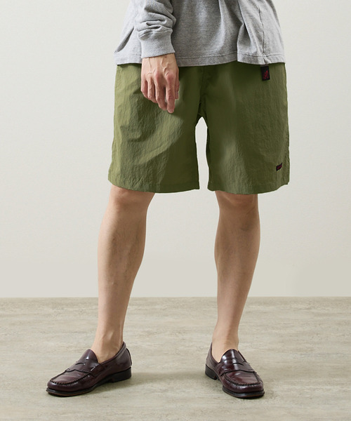 Gramicci(グラミチ)の「GRAMICCI グラミチ / NYLON PACKABLE G-SHORT ナイロンパッカブルGショーツ 撥水 海対応 / G6SM-P082(その他パンツ・メンズ・ベージュ/チョコ/ダークパープル/ブラック/オリーブ/ネイビー/ダークグレー・X-LARGE/LARGE/MEDIUM/SMALL)」の5枚目の写真