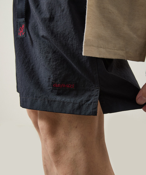 Gramicci(グラミチ)の「GRAMICCI グラミチ / NYLON PACKABLE G-SHORT ナイロンパッカブルGショーツ 撥水 海対応 / G6SM-P082(その他パンツ・メンズ・ベージュ/チョコ/ダークパープル/ブラック/オリーブ/ネイビー/ダークグレー・X-LARGE/LARGE/MEDIUM/SMALL)」の10枚目の写真
