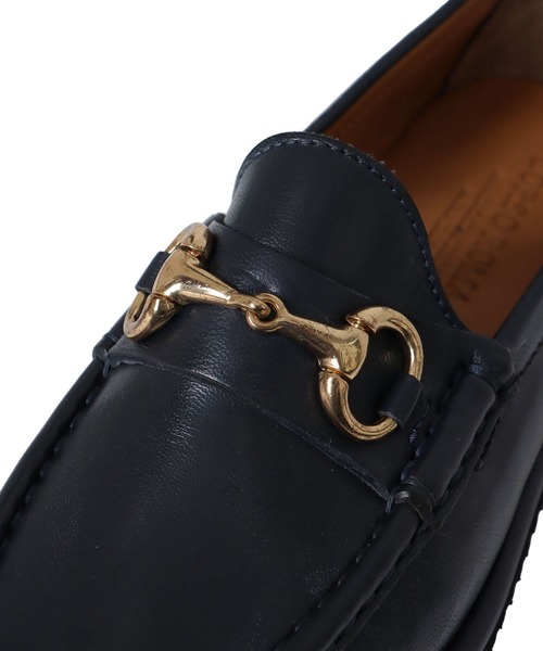 CORSO ROMA，9（コルソローマ）の「CORSO ROMA，9 / vibram sole bit loafers(コルソ ローマ ビブラムソールビットローファー DORA MGO)（ローファー・レディース・ブラウン/ネイビー・36/37）」の11枚目の写真