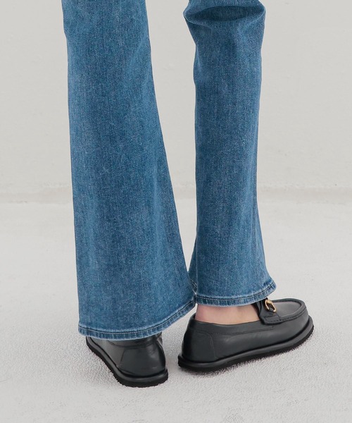 CORSO ROMA，9（コルソローマ）の「CORSO ROMA，9 / vibram sole bit loafers(コルソ ローマ ビブラムソールビットローファー DORA MGO)（ローファー・レディース・ブラウン/ネイビー・36/37）」の4枚目の写真