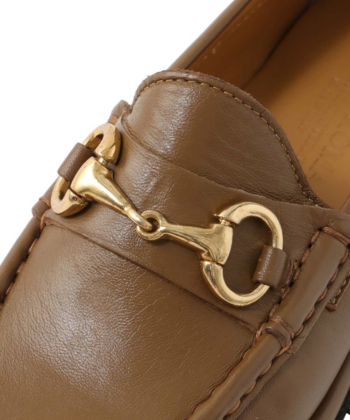 CORSO ROMA，9（コルソローマ）の「CORSO ROMA，9 / vibram sole bit loafers(コルソ ローマ ビブラムソールビットローファー DORA MGO)（ローファー・レディース・ブラウン/ネイビー・36/37）」の14枚目の写真