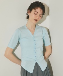RUVHED KNIT TOP