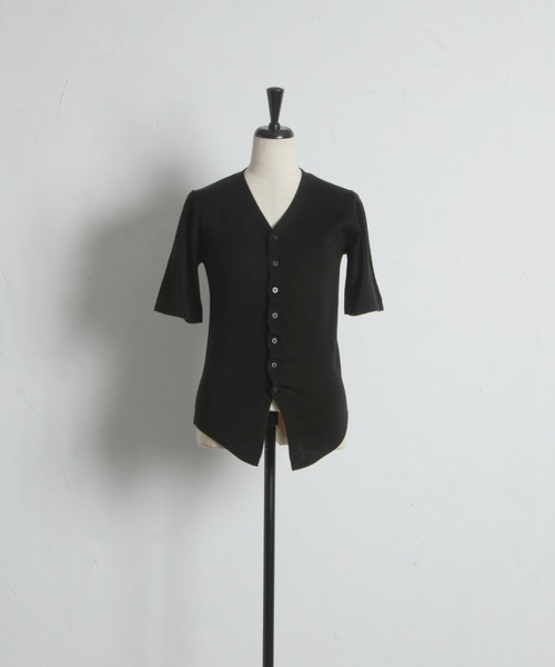 ARVELLIA（アルベリア）の「RUVHED KNIT TOP（ニット/セーター・レディース・サックスブルー/ブラック・M）」の12枚目の写真