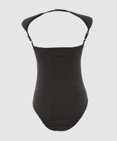 YOHEI OHNO(ヨウヘイオオノ)の「Shoulder Padded Bodysuit(その他トップス・レディース・ベージュ/チャコール・36)」の3枚目の写真