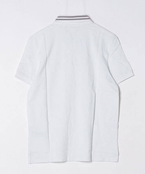 Calvin Klein Jeans(カルヴァンクラインジーンズ)の「【Calvin Klein JEANS/カルバンクライン ジーンズ】ワンポイント刺繍 半袖 鹿の子 ポロシャツ(ポロシャツ・メンズ・ブラック/ホワイト系・M/S/XL/L)」の3枚目の写真