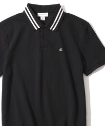 Calvin Klein Jeans（カルヴァンクラインジーンズ）の「【Calvin Klein JEANS/カルバンクライン ジーンズ】ワンポイント刺繍 半袖 鹿の子 ポロシャツ（ポロシャツ）」