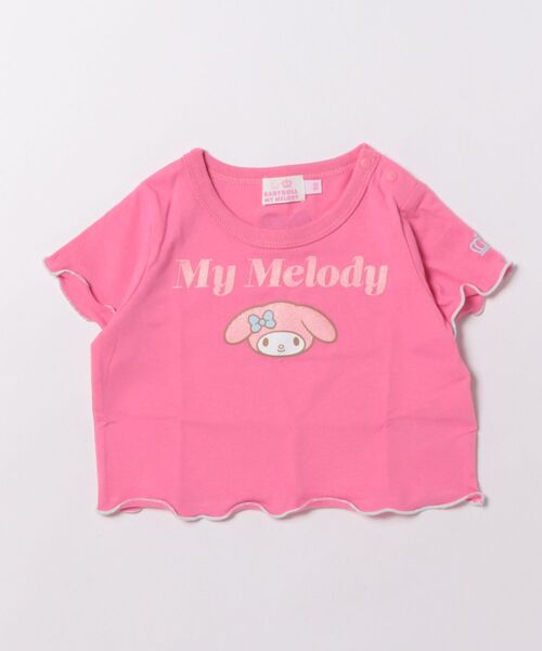 BABYDOLL(ベビードール)の「サンリオ メロウクロップドTシャツ 1566K(Tシャツ/カットソー・キッズ・その他24/パープル/その他25/ライトブルー・140cm/130cm/120cm/110cm/100cm/90cm)」の4枚目の写真