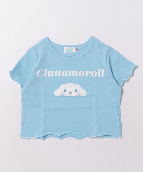 BABYDOLL(ベビードール)の「サンリオ メロウクロップドTシャツ 1566K(Tシャツ/カットソー・キッズ・その他24/パープル/その他25/ライトブルー・140cm/130cm/120cm/110cm/100cm/90cm)」の2枚目の写真