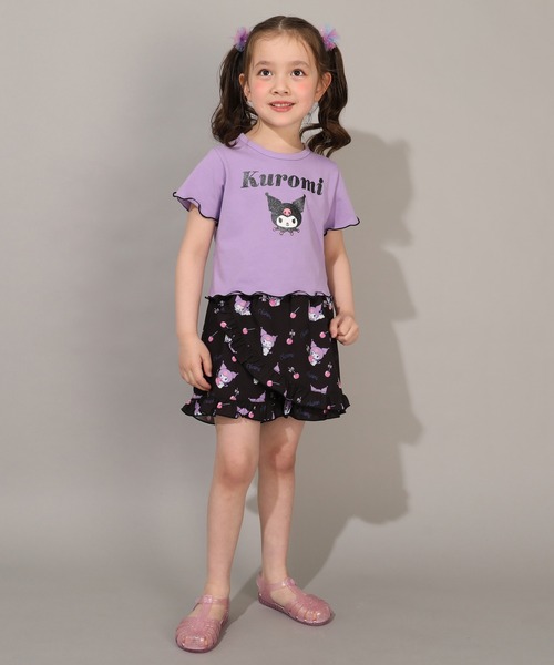 BABYDOLL(ベビードール)の「サンリオ メロウクロップドTシャツ 1566K(Tシャツ/カットソー・キッズ・その他24/パープル/その他25/ライトブルー・140cm/130cm/120cm/110cm/100cm/90cm)」の13枚目の写真