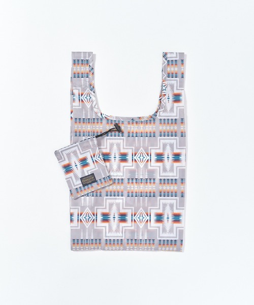 PENDLETON(ペンドルトン)の「【 PENDLETON / ペンドルトン 】SHOPPER with POUCH / ポーチ付ショッパー(エコバッグ/サブバッグ・レディース・ライトブルー/ベージュ/ブルー/グレー/オフホワイト/ブラック・FREE)」の4枚目の写真