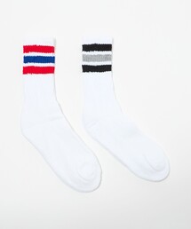 Railroad Sock（レイルロードソック）の「＜THE RAILROAD SOCK＞ラインソックス 2Pセット（ソックス/靴下）」