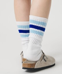 Railroad Sock（レイルロードソック）の「＜THE RAILROAD SOCK＞ラインソックス 2Pセット（ソックス/靴下）」