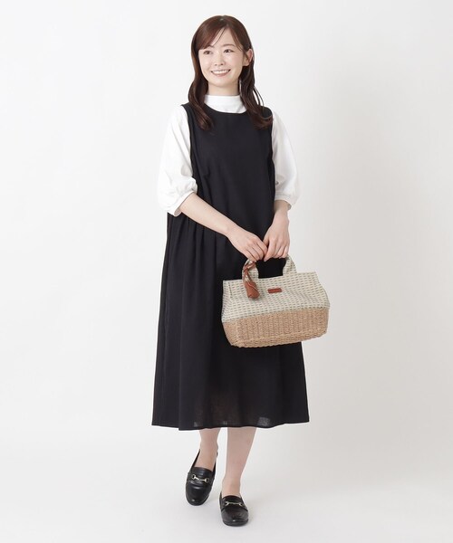one'sterrace(ワンズテラス)の「toleur トーラ ペーパー編みトート(トートバッグ・レディース・ブラック系8/ベージュ系8/グリーン系その他6・99)」の15枚目の写真