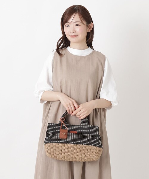 one'sterrace(ワンズテラス)の「toleur トーラ ペーパー編みトート(トートバッグ・レディース・ブラック系8/ベージュ系8/グリーン系その他6・99)」の18枚目の写真