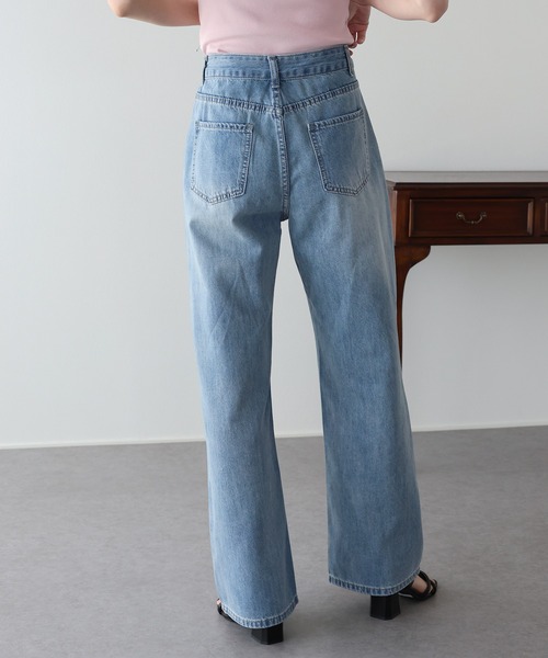 BLUEEAST(ブルーイースト)の「ローズ刺繍デニムパンツ(デニムパンツ・レディース・ブルー・LARGE/MEDIUM/SMALL)」の18枚目の写真