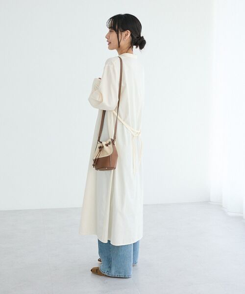 CRAFT STANDARD BOUTIQUE（クラフトスタンダードブティック）の「【インド製】カットワークシシュウワンピース（ワンピース・レディース・ブラック/ナチュラル・FREE）」の6枚目の写真