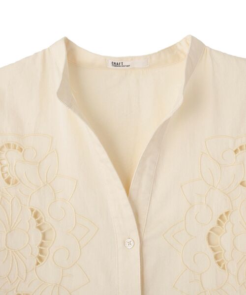 CRAFT STANDARD BOUTIQUE（クラフトスタンダードブティック）の「【インド製】カットワークシシュウワンピース（ワンピース・レディース・ブラック/ナチュラル・FREE）」の20枚目の写真
