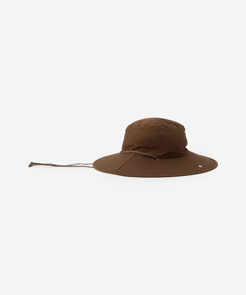 Bshop(ビショップ)の「KIJIMA TAKAYUKI | 〈別注〉コットンナイロンタイプライター サファリハット WOMEN(ハット・レディース・ブラウン・1)」の3枚目の写真