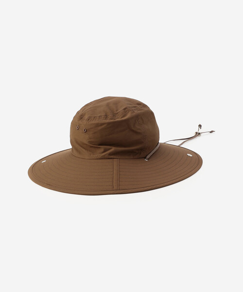 Bshop(ビショップ)の「KIJIMA TAKAYUKI | 〈別注〉コットンナイロンタイプライター サファリハット WOMEN(ハット・レディース・ブラウン・1)」の4枚目の写真