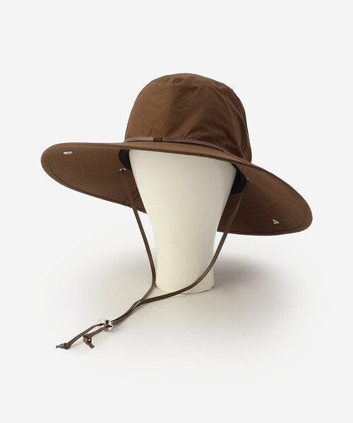 Bshop(ビショップ)の「KIJIMA TAKAYUKI | 〈別注〉コットンナイロンタイプライター サファリハット WOMEN(ハット・レディース・ブラウン・1)」の7枚目の写真