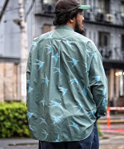 NATAL DESIGN（ネイタルデザイン）の「HOME BOUND BANDCOLOER SHIRTS（シャツ/ブラウス・メンズ・ライトブルー/ライトグリーン・SMALL/MEDIUM/LARGE/X-LARGE）」の3枚目の写真