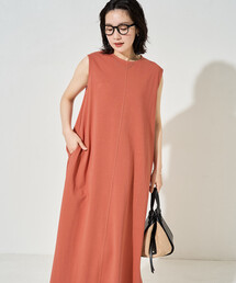 限定展開 ノースリーブ Aライン シルエット ワンピース