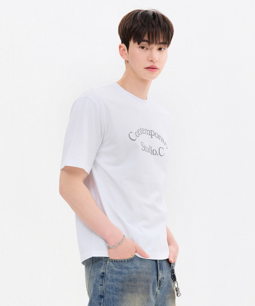 CHASECULT(チェイスカルト)の「共用レタリング半袖Tシャツ-FBZU5802C01(Tシャツ/カットソー・メンズ・ホワイト・90/95/100/105/110)」の4枚目の写真