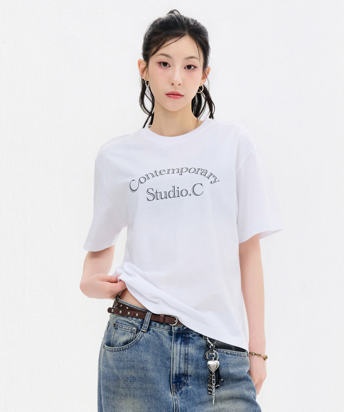 CHASECULT(チェイスカルト)の「共用レタリング半袖Tシャツ-FBZU5802C01(Tシャツ/カットソー・メンズ・ホワイト・90/95/100/105/110)」の5枚目の写真