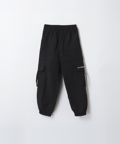 coca（coca）（コカ）の「キッズ　ライトワッシャーナイロンカーゴパンツ（カーゴパンツ・キッズ・ブラック/ラベンダー・150/120/130/140）」の15枚目の写真