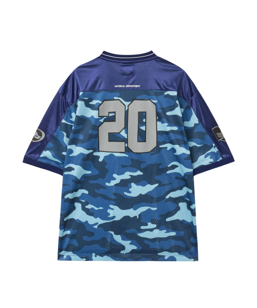 PHYPS MOTORCYCLE(フィップスモーターサイクル)の「Original Wing Logo Camo Mesh T-Shirt Blue(Tシャツ/カットソー・レディース・その他・SMALL/MEDIUM/LARGE/X-LARGE)」の4枚目の写真