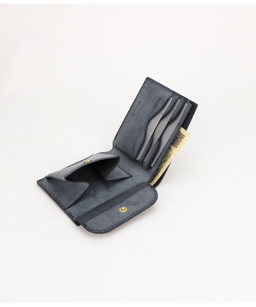 brown brown 財布 BrownBrown】ブラウンブラウン/ ウォレット(ワックスレザー)（財布