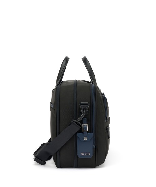 TUMI(トゥミ)の「TUMI ALPHA (アルファ) エクスパンダブル・オーガナイザー・ブリーフ(A4/PC15インチまで対応)(ビジネスバッグ・メンズ・ブラック×ブルー・FREE)」の3枚目の写真