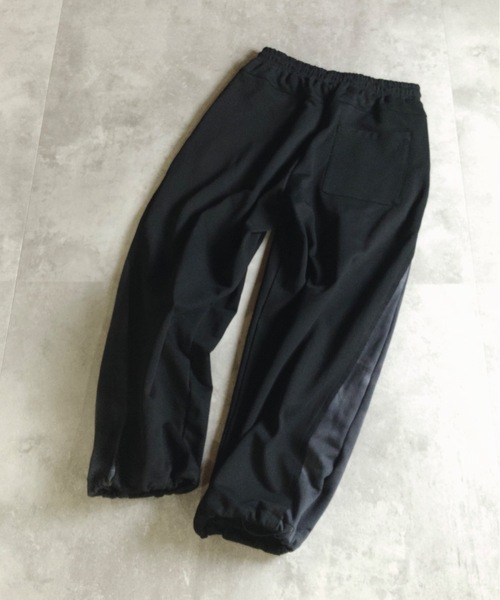 MMMM(エムエムエムエム)の「MMMM/ フレンチテリータイダイパネルパンツ(スウェットパンツ・メンズ・チャコールグレー/ブラック・LARGE/MEDIUM)」の14枚目の写真