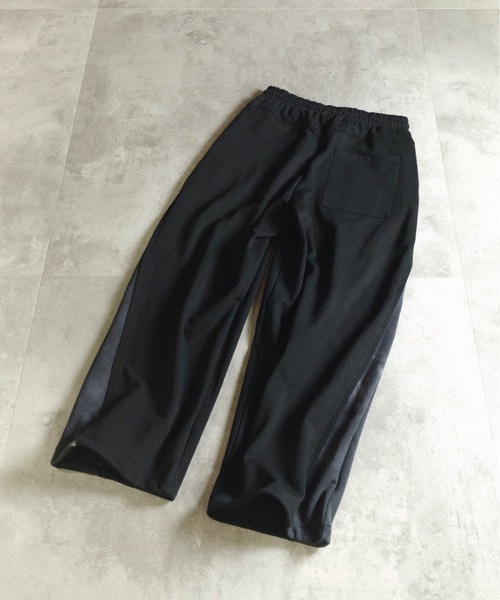 MMMM(エムエムエムエム)の「MMMM/ フレンチテリータイダイパネルパンツ(スウェットパンツ・メンズ・チャコールグレー/ブラック・LARGE/MEDIUM)」の11枚目の写真