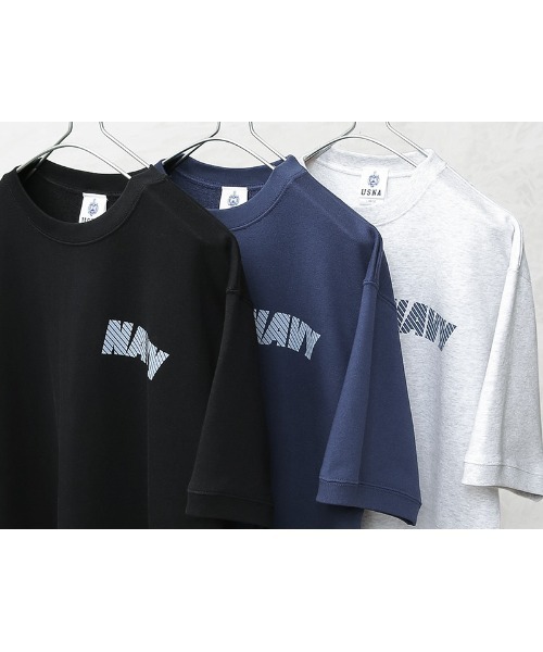 WAIPER.inc(ワイパーインク)の「USNA(アメリカ海軍兵学校)オフィシャルライセンス S/S スウェットシャツ(Tシャツ/カットソー・メンズ・ネイビー/ブラック/アッシュグレー・M/L/XL)」の5枚目の写真