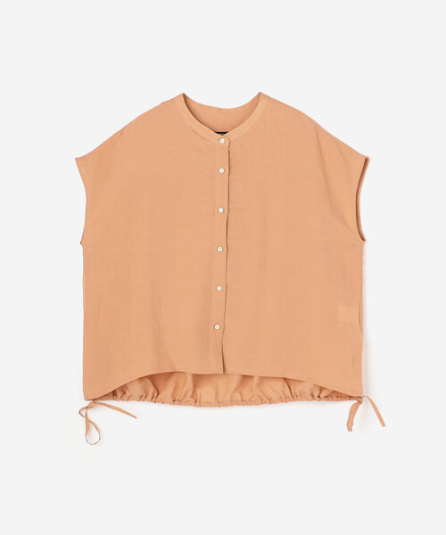nicholson&nicholson(ニコルソンアンドニコルソン)の「nicholson & nicholson |〈別注〉フレンチスリーブ ブラウス WOMEN(シャツ/ブラウス・レディース・ピンク/ネイビー/ブルー系その他/ベージュ・38)」の14枚目の写真