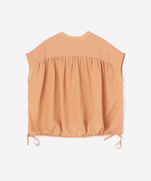 nicholson&nicholson(ニコルソンアンドニコルソン)の「nicholson & nicholson |〈別注〉フレンチスリーブ ブラウス WOMEN(シャツ/ブラウス・レディース・ピンク/ネイビー/ブルー系その他/ベージュ・38)」の13枚目の写真