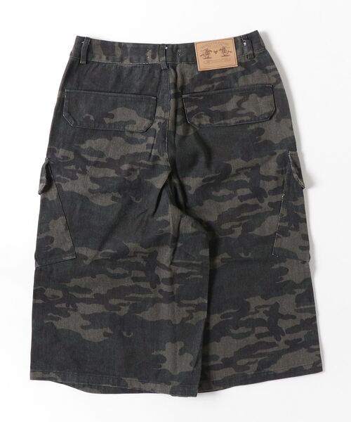 A'GEM/9 × .kom 『A'gem/エージェム』CAMOUFLAGE CARGO HALF PANTS