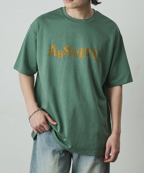 COLONY 2139(コロニートゥーワンスリーナイン)の「オパール加工Tシャツ(Tシャツ/カットソー・メンズ・ブラック/ホワイト系その他/グリーン・LARGE/MEDIUM)」の1枚目の写真