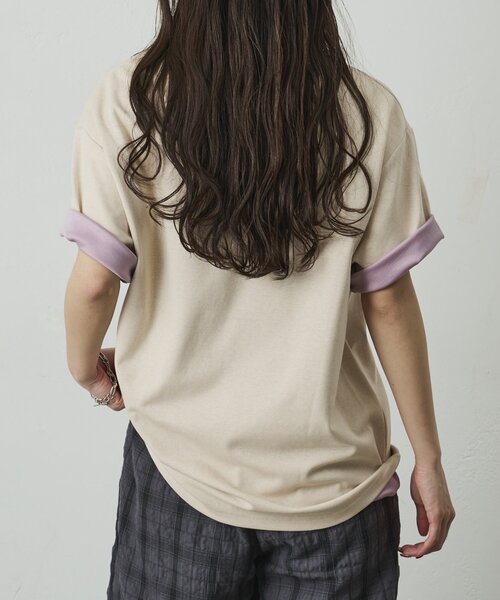 COLONY 2139(コロニートゥーワンスリーナイン)の「オパール加工Tシャツ(Tシャツ/カットソー・メンズ・ブラック/ホワイト系その他/グリーン・LARGE/MEDIUM)」の7枚目の写真