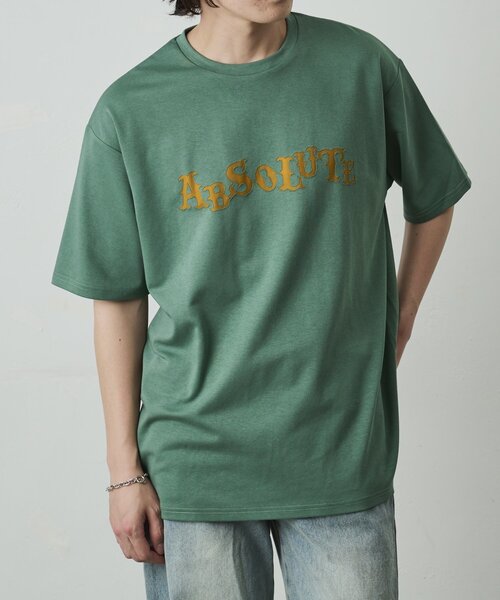 COLONY 2139(コロニートゥーワンスリーナイン)の「オパール加工Tシャツ(Tシャツ/カットソー・メンズ・ブラック/ホワイト系その他/グリーン・LARGE/MEDIUM)」の20枚目の写真
