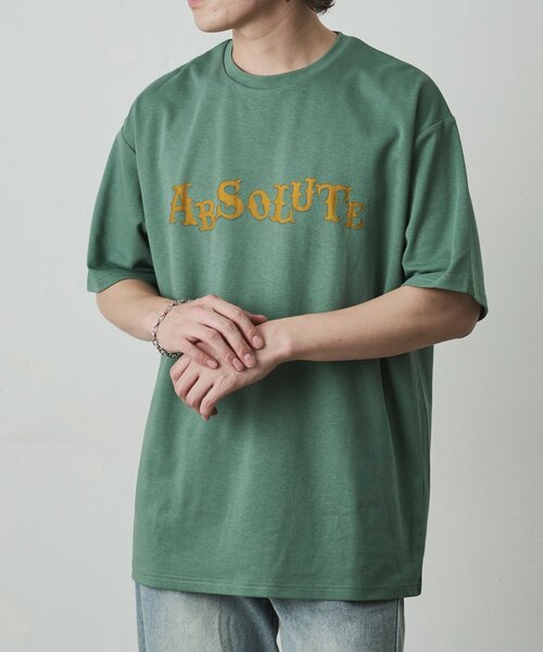COLONY 2139(コロニートゥーワンスリーナイン)の「オパール加工Tシャツ(Tシャツ/カットソー・メンズ・ブラック/ホワイト系その他/グリーン・LARGE/MEDIUM)」の21枚目の写真