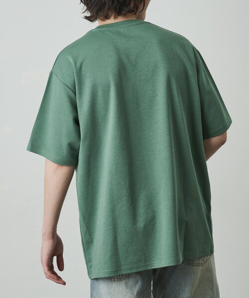 COLONY 2139(コロニートゥーワンスリーナイン)の「オパール加工Tシャツ(Tシャツ/カットソー・メンズ・ブラック/ホワイト系その他/グリーン・LARGE/MEDIUM)」の22枚目の写真