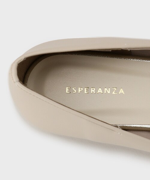 ESPERANZA(エスペランサ)の「ベルトポインテッドパンプス(パンプス・レディース・ブラック/ベージュ/アイボリー/ホワイト系9/ブラック系8・22.5cm/23.5cm/24.5cm/23.0cm/24.0cm/25.0cm)」の6枚目の写真