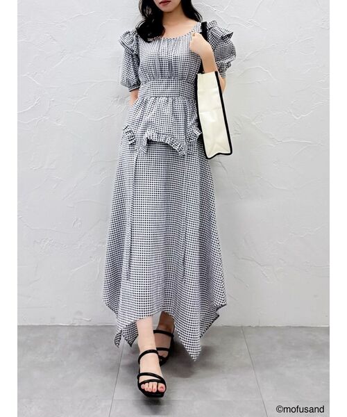 dazzlin(ダズリン)の「【mofusandコラボ】バッグチャームトートバッグ(トートバッグ・レディース・ブラック/オフホワイト・FREE)」の5枚目の写真