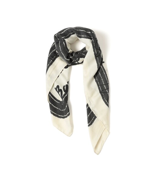 Demi-Luxe BEAMS(デミルクス ビームス)の「【別注】manipuri / フィッシュ ストール(ストール/ショール・レディース・ホワイト・ONE SIZE)」の4枚目の写真