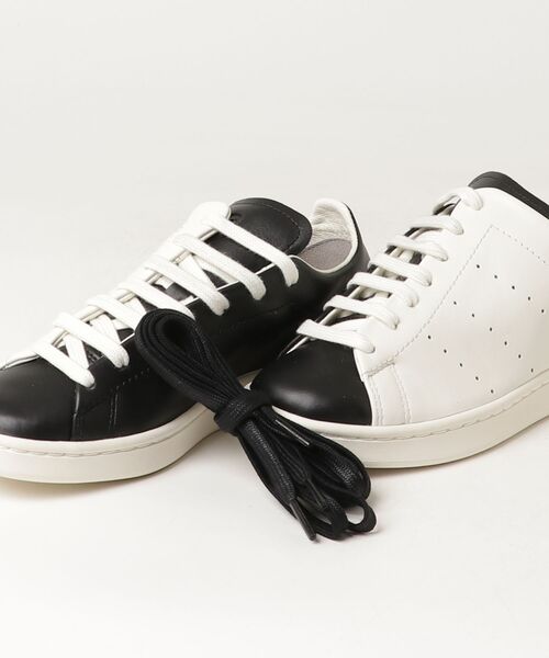 Y-3(ワイスリー)の「Y-3 DIAGONAL STAN SMITH(スニーカー・メンズ・ホワイト×ブラック・24.5cm/25.5cm/26.0cm/26.5cm/27.0cm/27.5cm/28.0cm/28.5cm/23.5cm/22.5cm/23.0cm/24.0cm/29.0cm/29.5cm)」の8枚目の写真