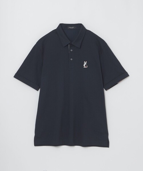 BLACK LABEL CRESTBRIDGE（ブラックレーベル・クレストブリッジ）の「コーギーワッペンポロ（ポロシャツ・メンズ・オフホワイト/ピンク系その他2/ブルー/ネイビー・L/M/XL）」の15枚目の写真